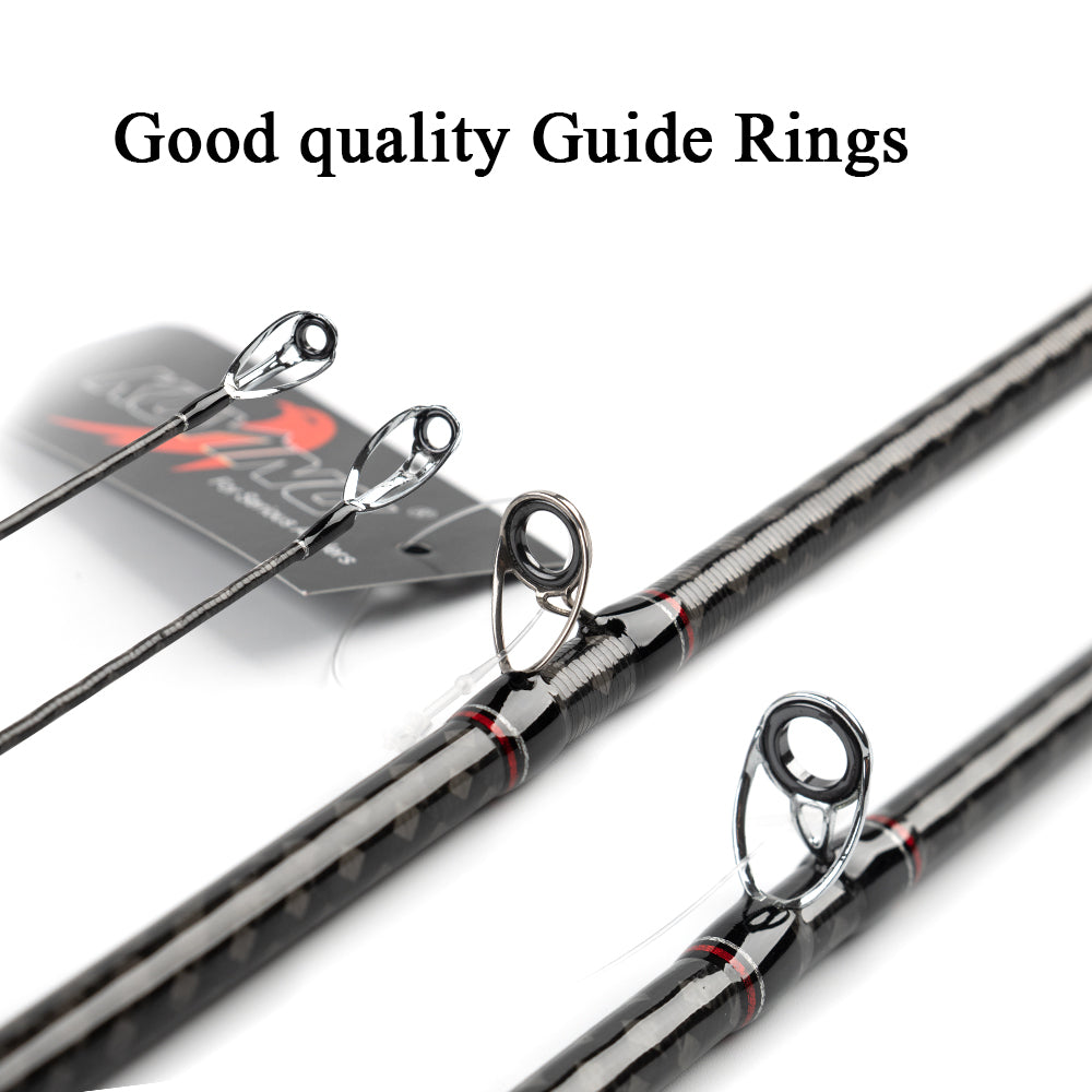 KUYING Tournament 5'9'' 1.77m 7'2'' 2.16m 1.5 Sections Super Hard XH Carbon Casting Fishing Rod Medium Fast Action Fish Pole For Snakehead Pike