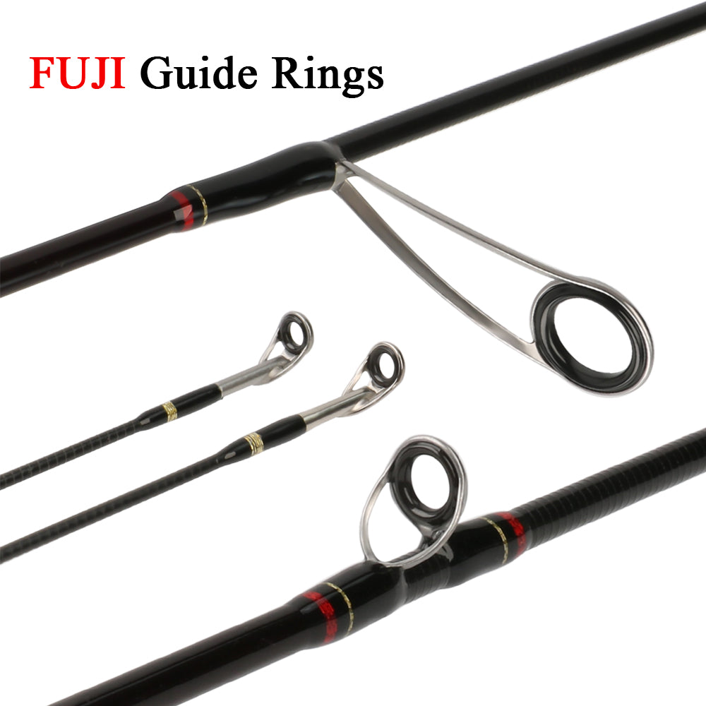 KUYING Teton SUL Super Ultralight 0.8-3g 1.56m 5'2" Casting 1.86m 6'2" Spinning Soft Carbon Fishing Rod Lure Fish Cane Stick