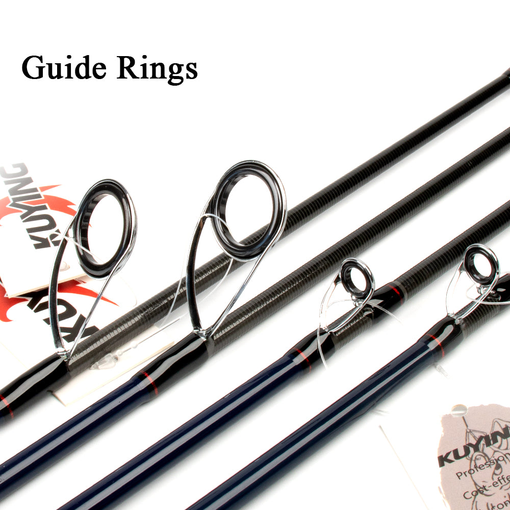 KUYING Sniper 6'0'' 1.8m 6'4'' 1.92m Light Slow Jigging Rod Casting Spinning Lure Sea Fishing Cane Pole 1.5 Sections Carbon