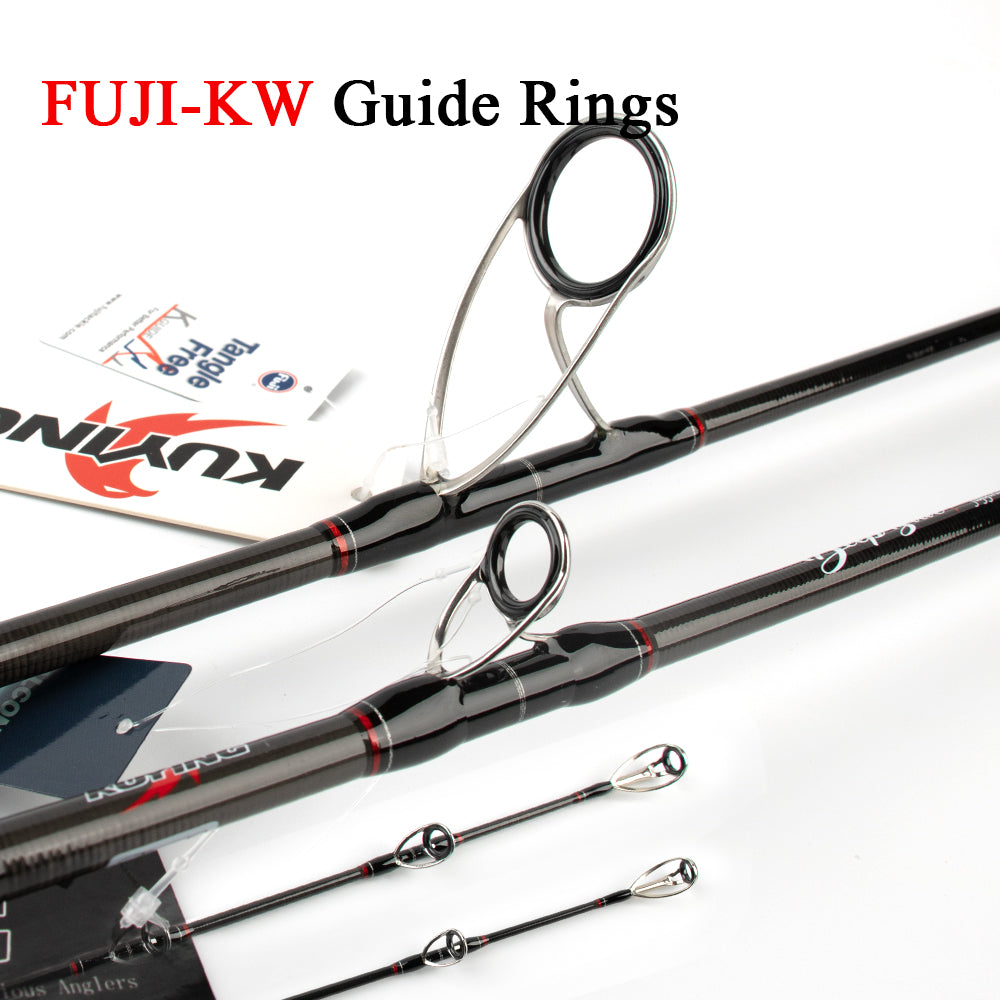 KUYING DEEP BLUE 1.56m 1.68m 1 Section Lure Fishing Jigging Rod Casting Spinning FUJI Parts Carbon Fiber Rods Cane Stick DeepSea