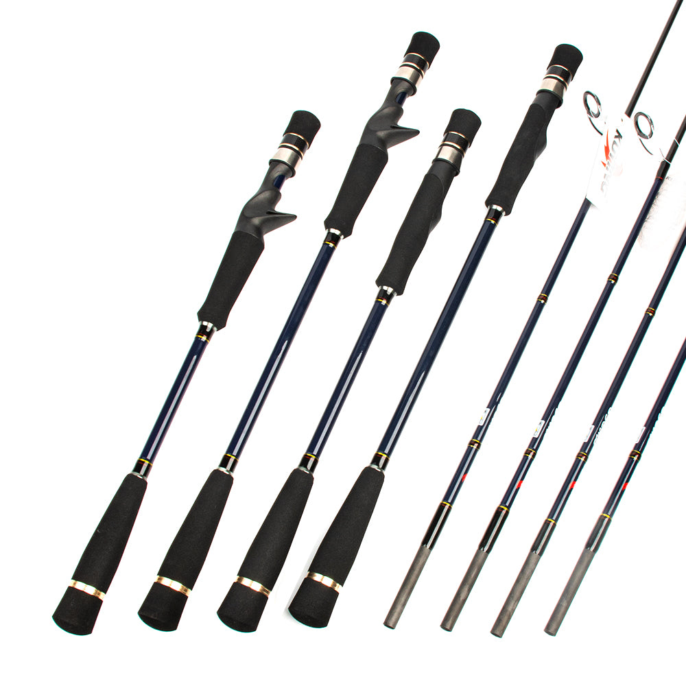 KUYING Sniper 6'0'' 1.8m 6'4'' 1.92m Light Slow Jigging Rod Casting Spinning Lure Sea Fishing Cane Pole 1.5 Sections Carbon