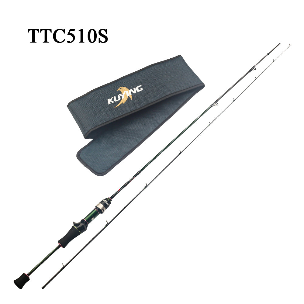 KUYING Teton 1.75m 5'10" 1.8m 6'0" Carbon Spinning Casting Stream Fast Speed Action Soft Lure Fishing Rod Pole Stick Cane FUJI Part