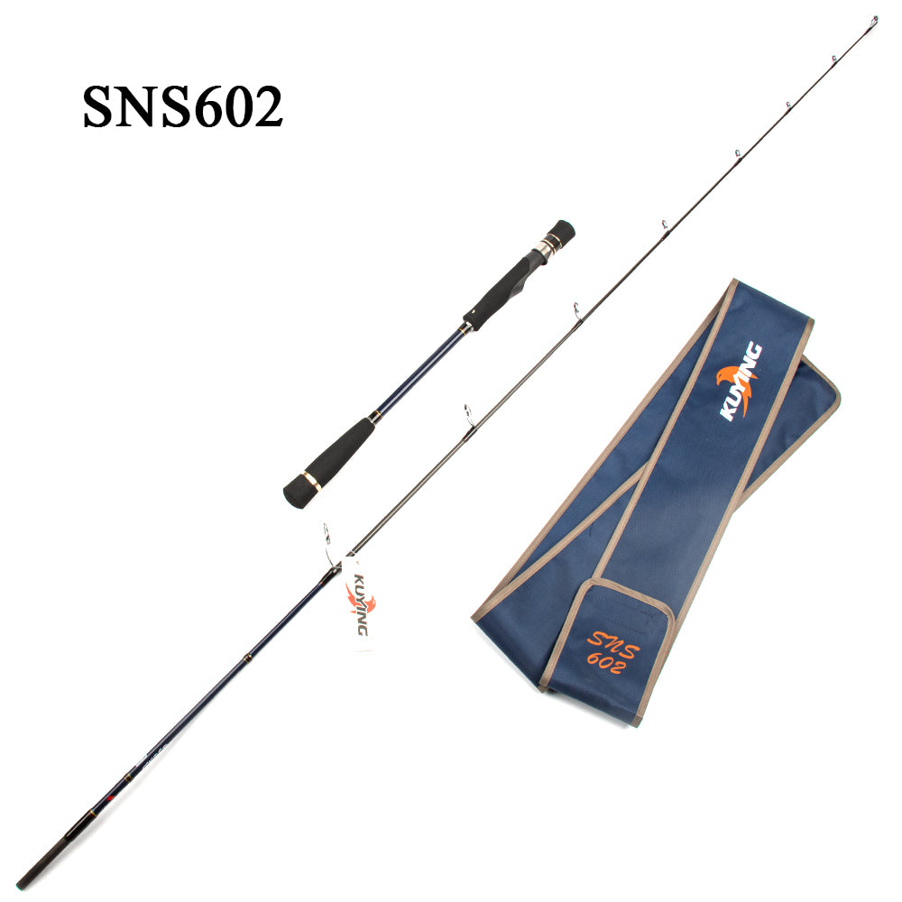 KUYING Sniper 6'0'' 1.8m 6'4'' 1.92m Light Slow Jigging Rod Casting Spinning Lure Sea Fishing Cane Pole 1.5 Sections Carbon