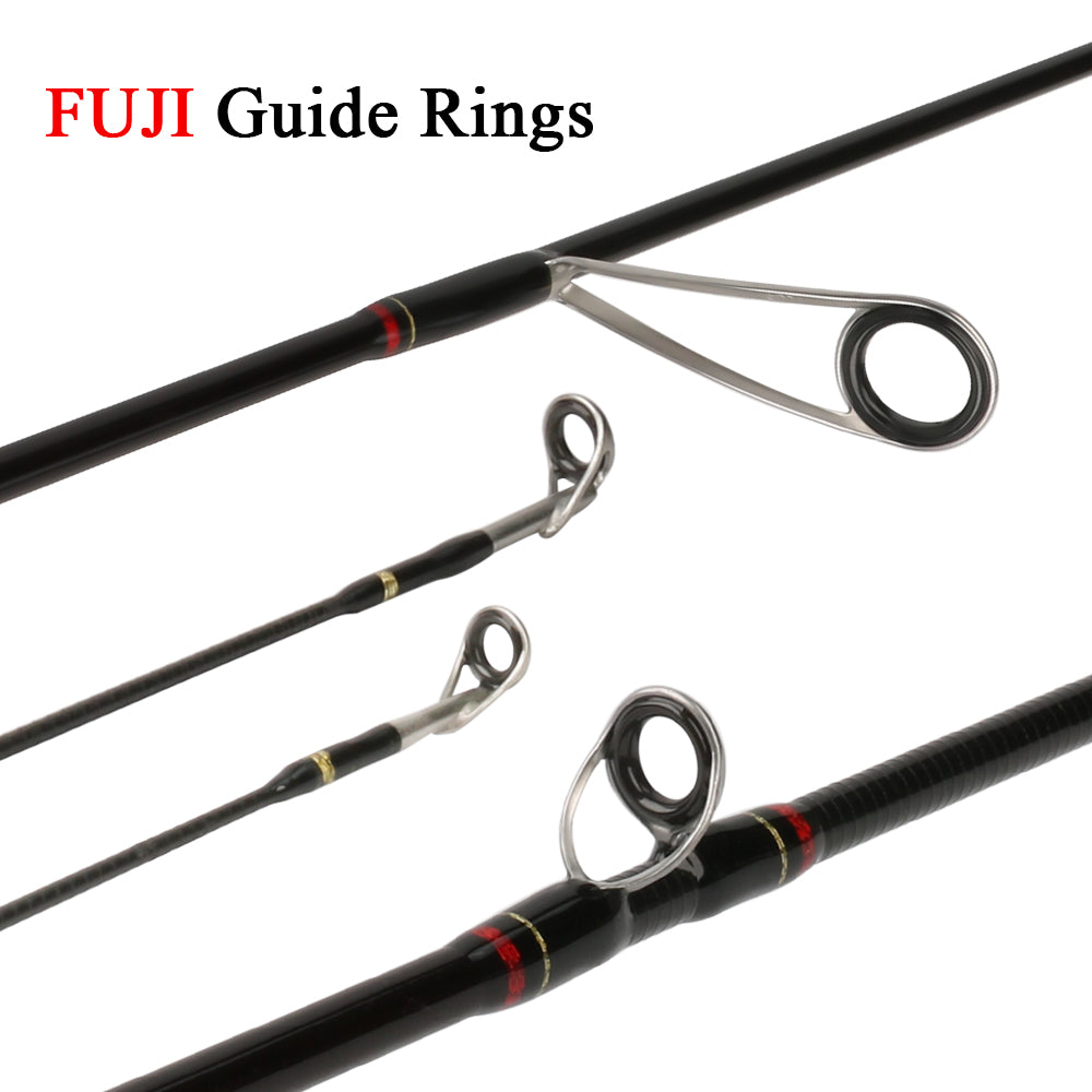 KUYING Teton UL Ultra-light Soft Fishing Rod 1.8m 1.9m 1.92m Lure Carbon Casting Spinning Cane Pole FUJI Medium Action FUJI Part