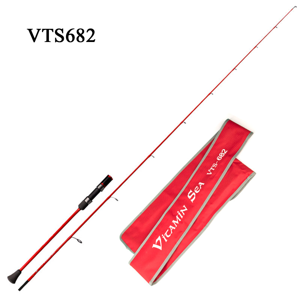 KUYING VITAMIN SEA 1.5 Sections 2.04m 6'8" Casting Spinning Carbon Lure Fishing Slow Jigging Rod Stick Jig Cane Max 180g Lure