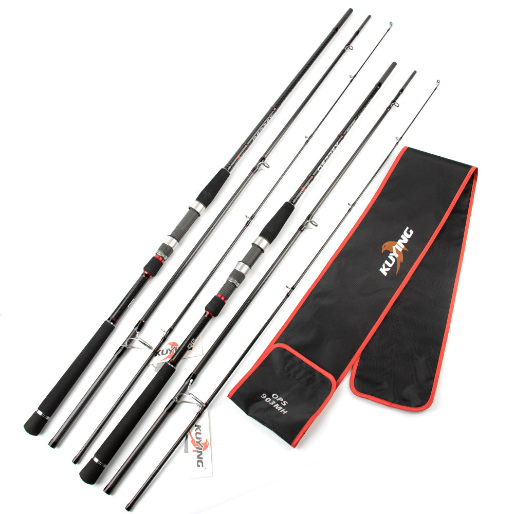 KUYING O-SPREY 10' 3m 9'0" 2.7m Lure MH Medium Hard Carbon Spinning Fishing Rod Pole FUJI Parts Seabass Bass Cane Medium Fast